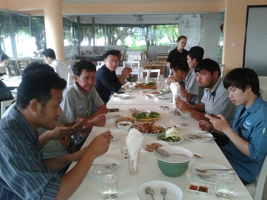 อบรมล้างแอร์ประจำปีกับ บริษัท มิตซูบิชิ อิเล็คทริค กันยงวัฒนา